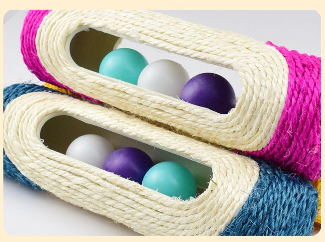 Long Sisal Drum Scratching Interactive Pet Toy