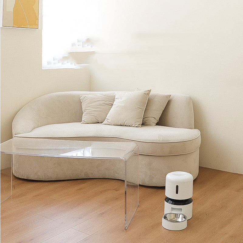 Capsule Automatic Double Bowl Pet Feeder
