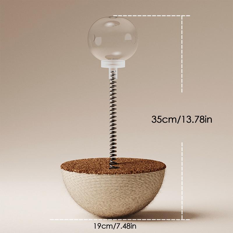 Interactive Auto-Balancing Food Ball Puzzle Slow Feeder Pet Toy