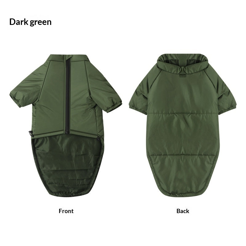 Cotton Pet Two Leg Warm Jacket Outfit