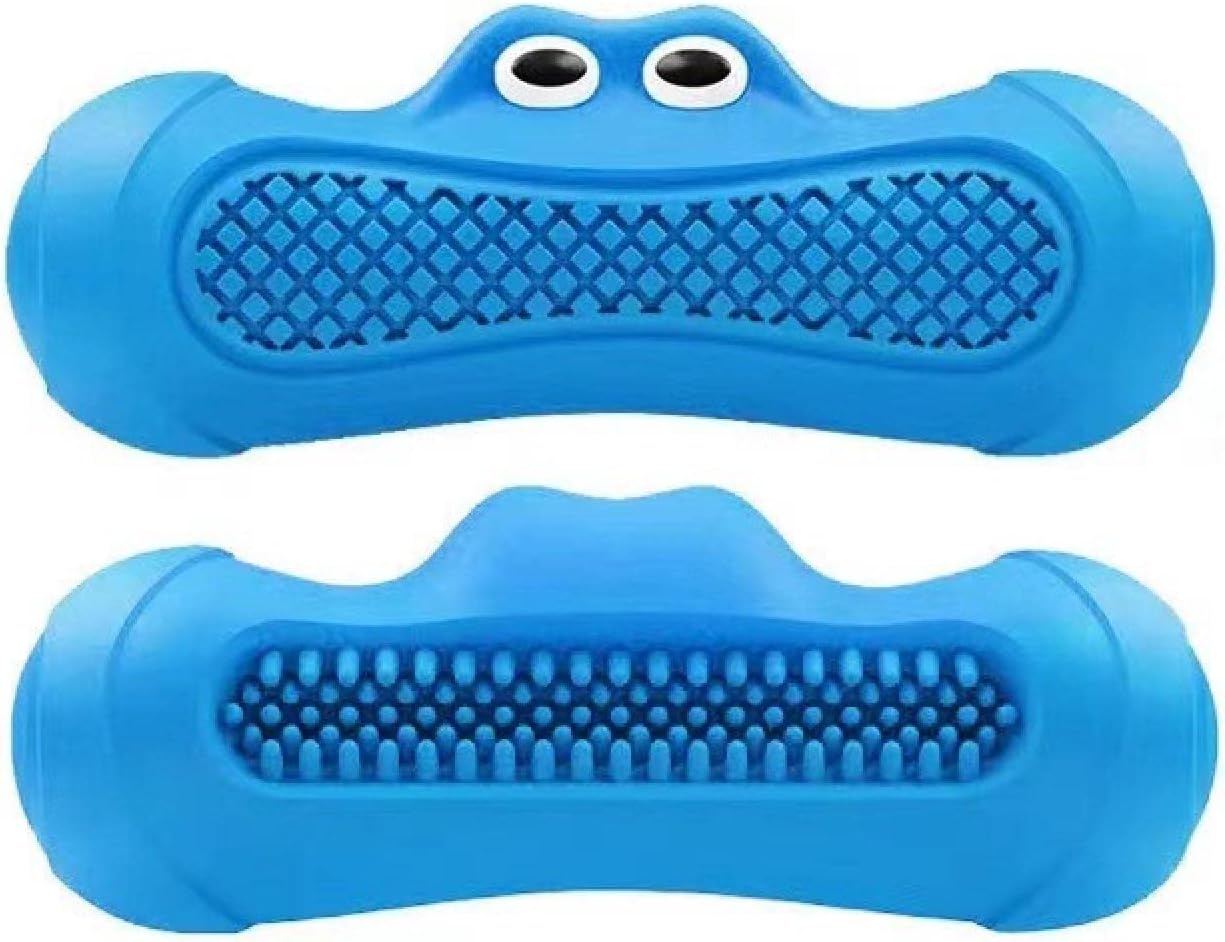 Natural Rubber Vocal Rugby Teething Chewing Interactive Pet Toy