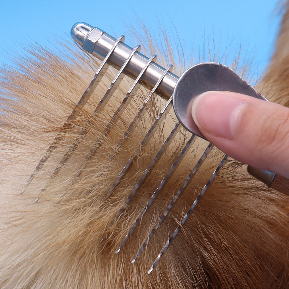 Pet Grooming Brush Knot And Loose Fur Removal Tool