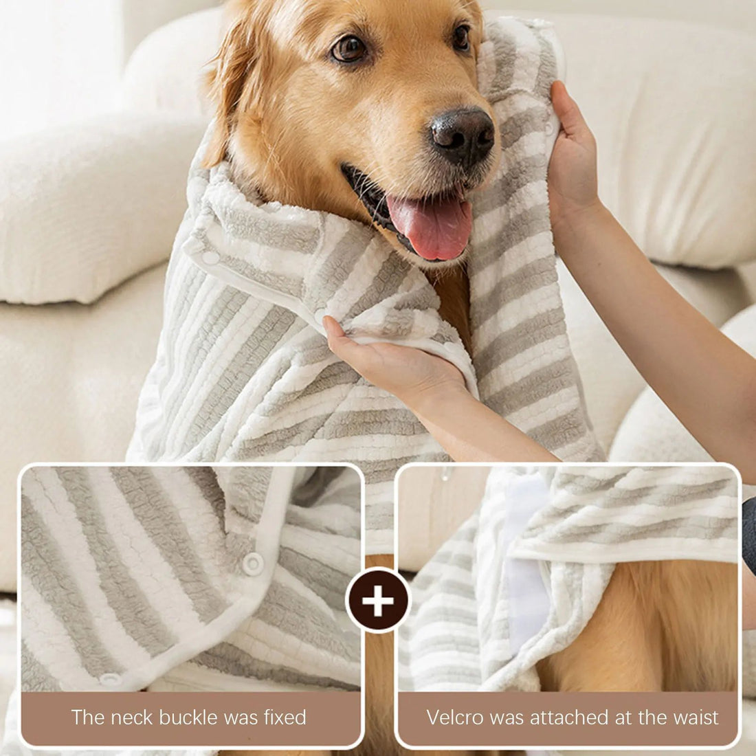 Ultra Absorbent Quick Drying Thick Bathrobe Pet Bath Towel