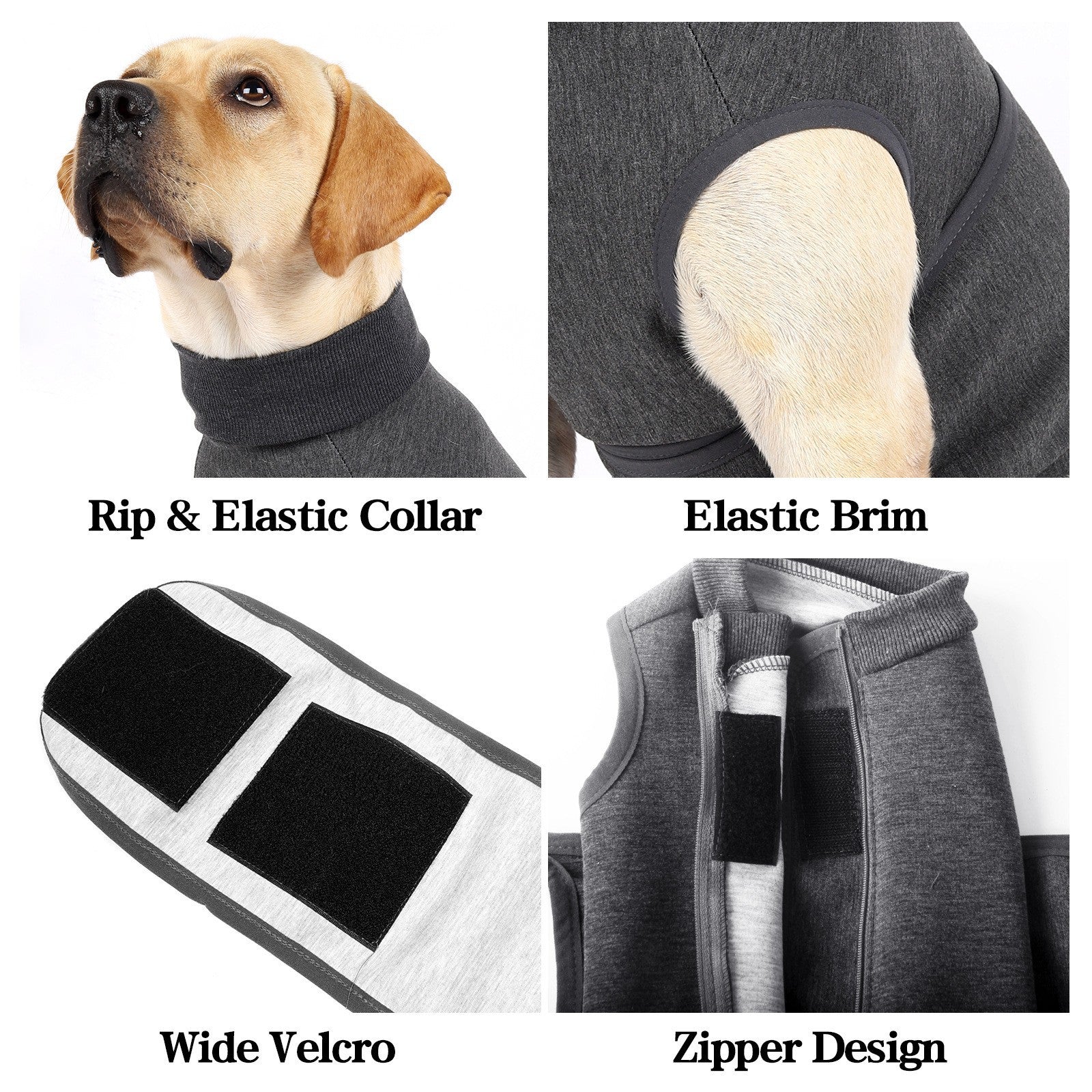 Polyester Cotton Double Layer Comfort Pet Jacket