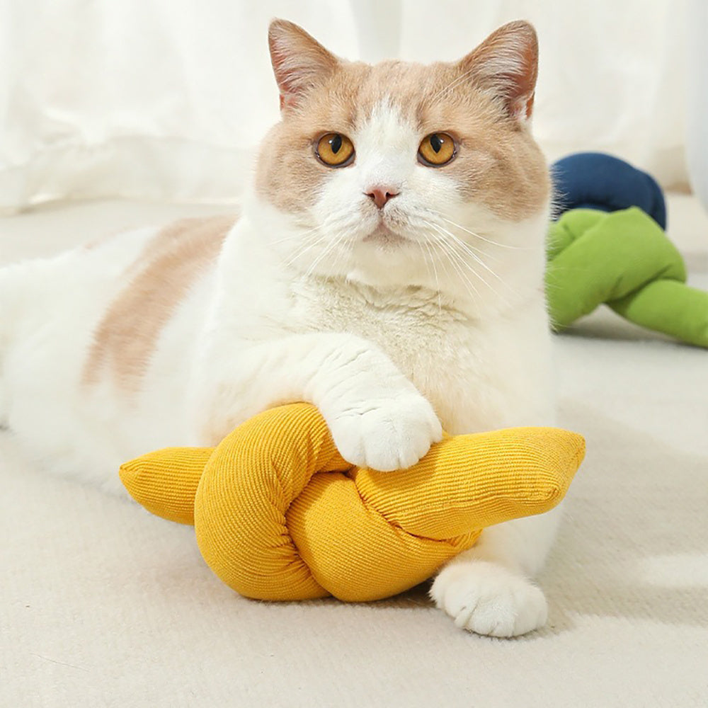 Natural Cotton Knot Tug Rope Interactive Pet Toy