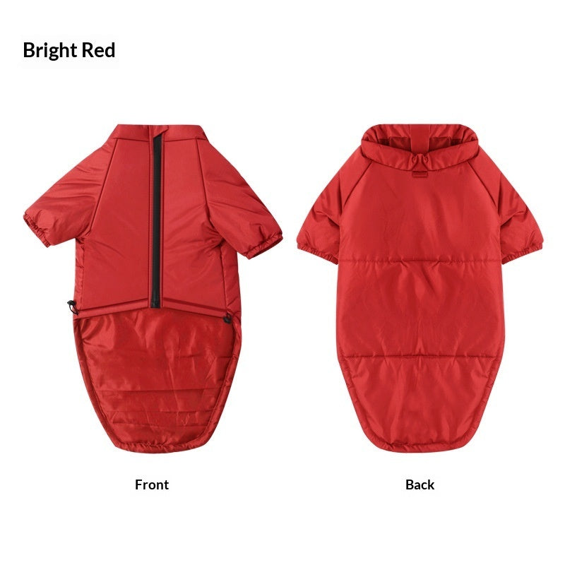 Cotton Pet Two Leg Warm Jacket Outfit