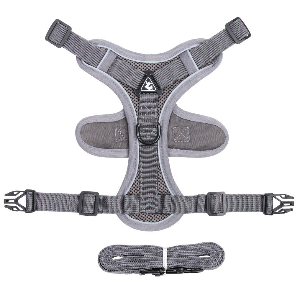 Pet Harness Vest Chest Strap With Leash Control System
