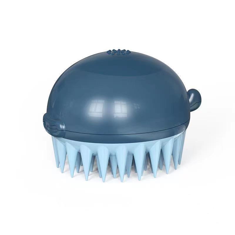 Puffer Bath Brush Refillable Gel Grooming Pet Tool