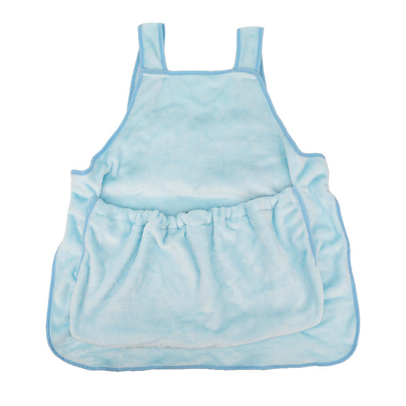 Plush Pet Carrier Chest Apron Sleeping Pouch Travel Bag