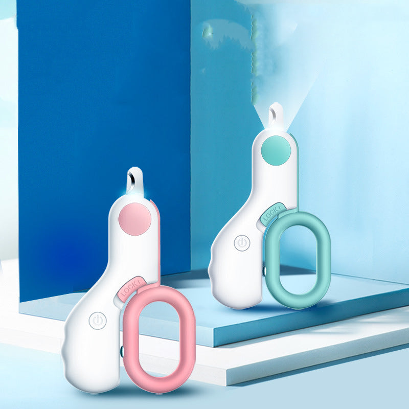 LED Illuminated Pet Mini ABS Nail Trimmer Tool