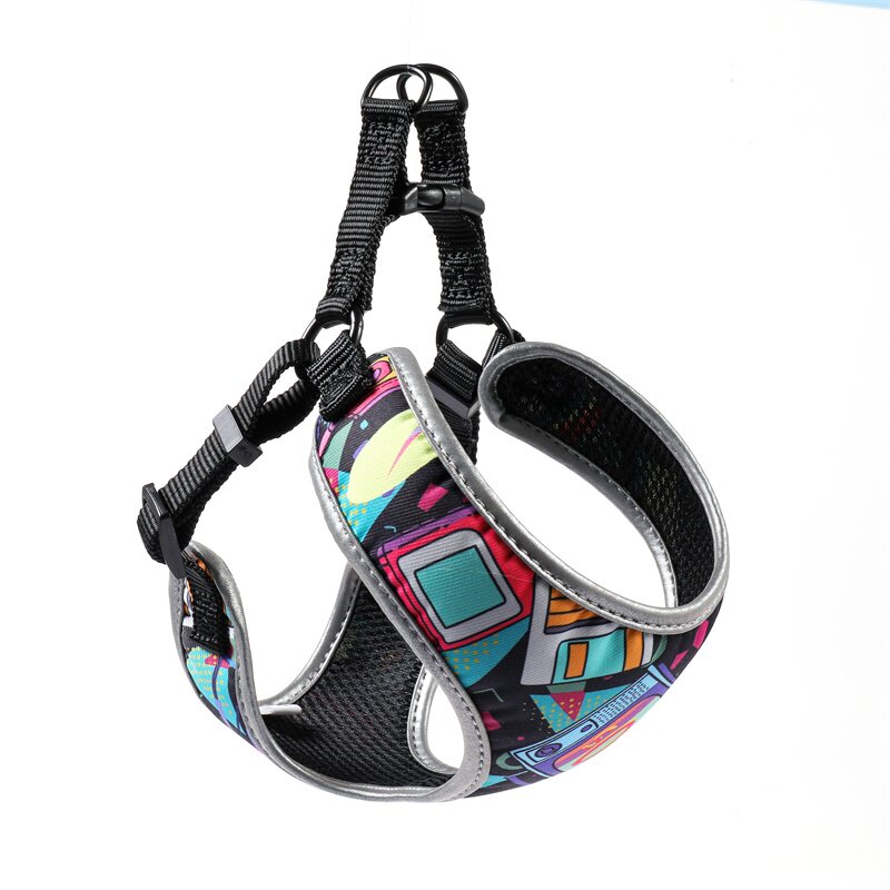 Vest Style Pet Walking Harness With Leash Control System