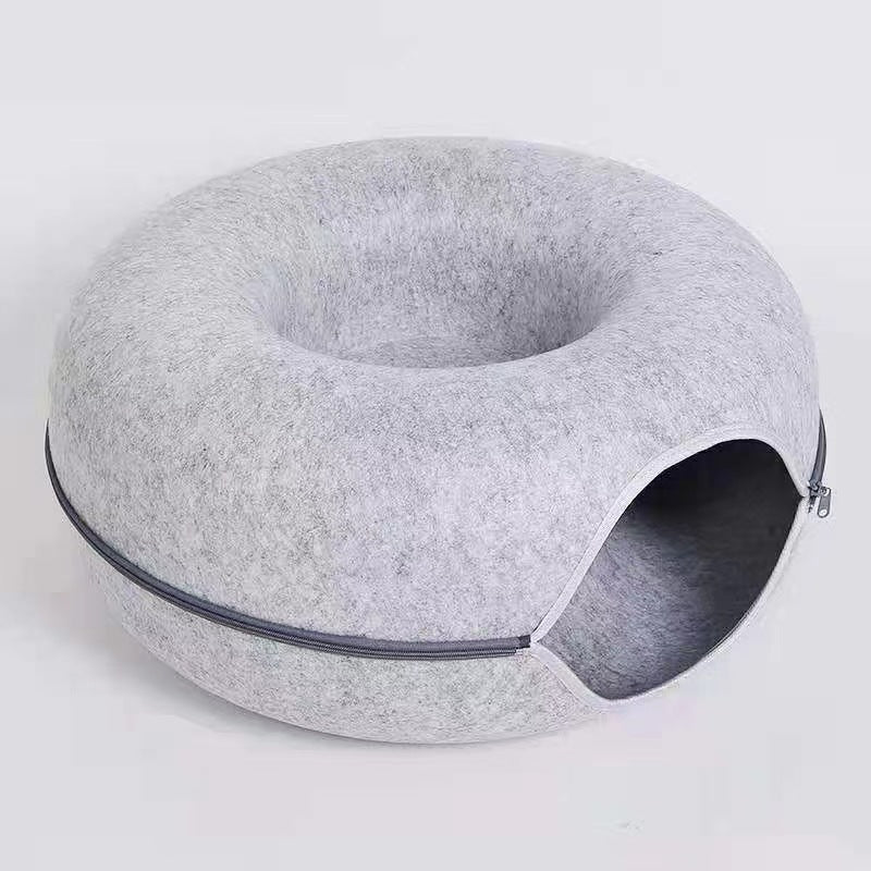 Comfortable Round Pet Tunnel Bed Sleeping Nest