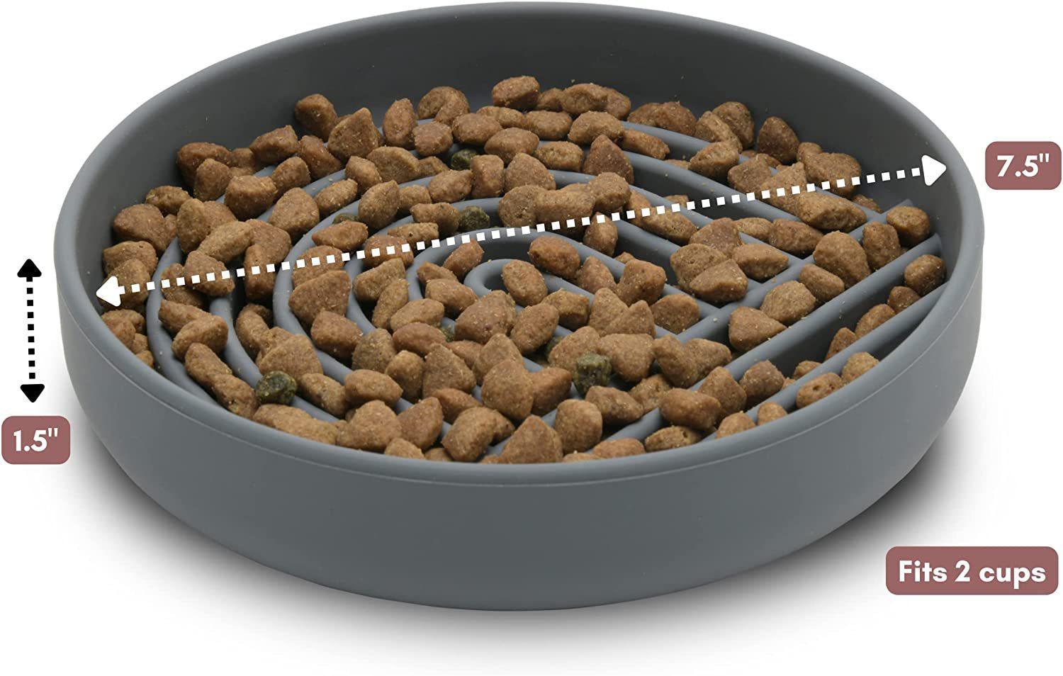 Pet Fashion Slow Feeding Bowl Simple Design