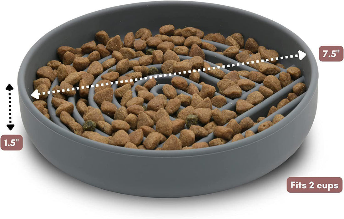 Pet Fashion Slow Feeding Bowl Simple Design