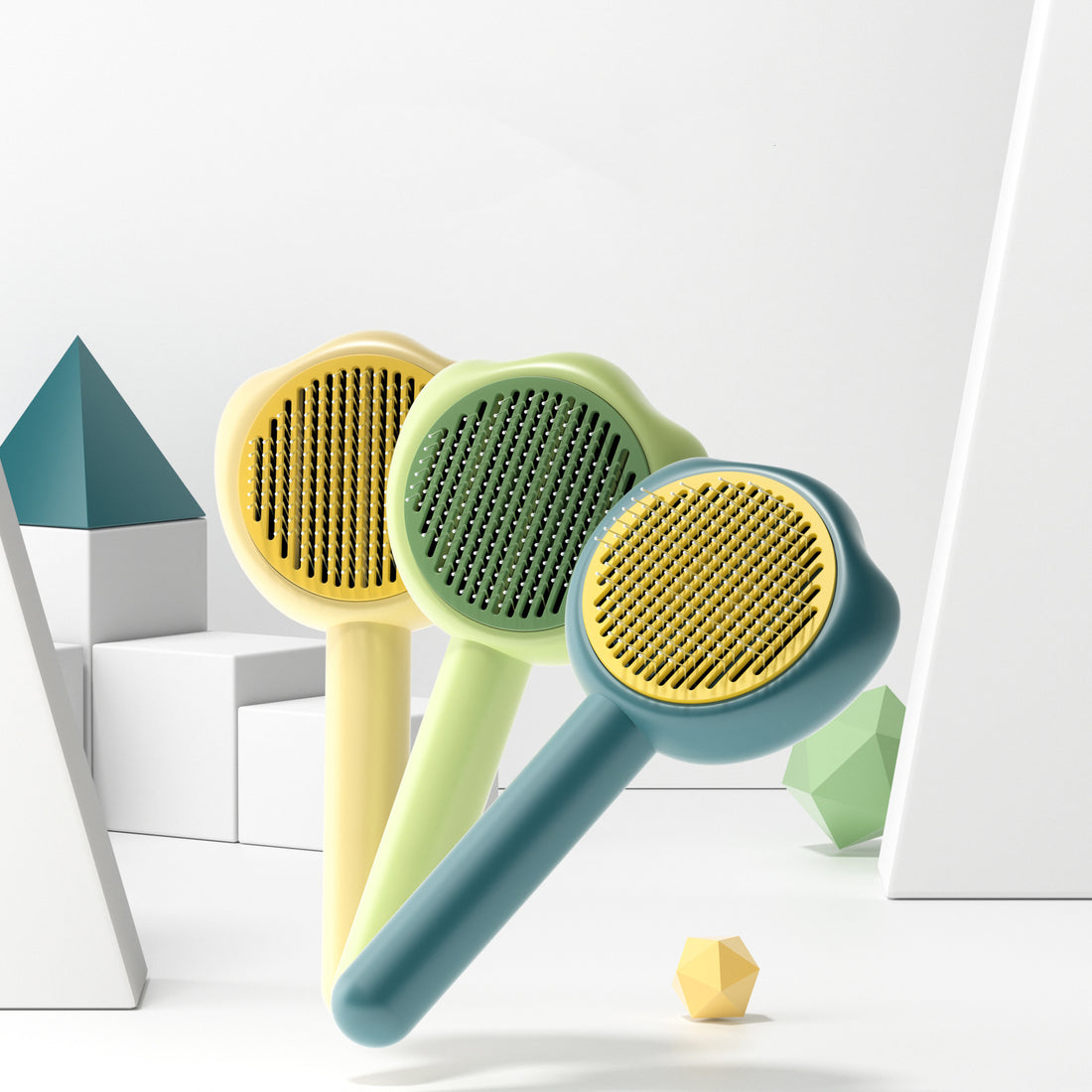 Self Cleaning Pet Grooming Needle Comb Hair Remover